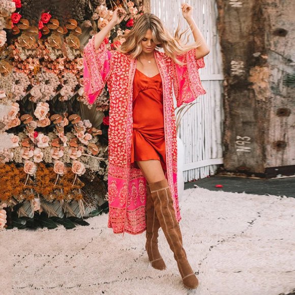 Beach Chiffon Kimono - Picture 2 of 6